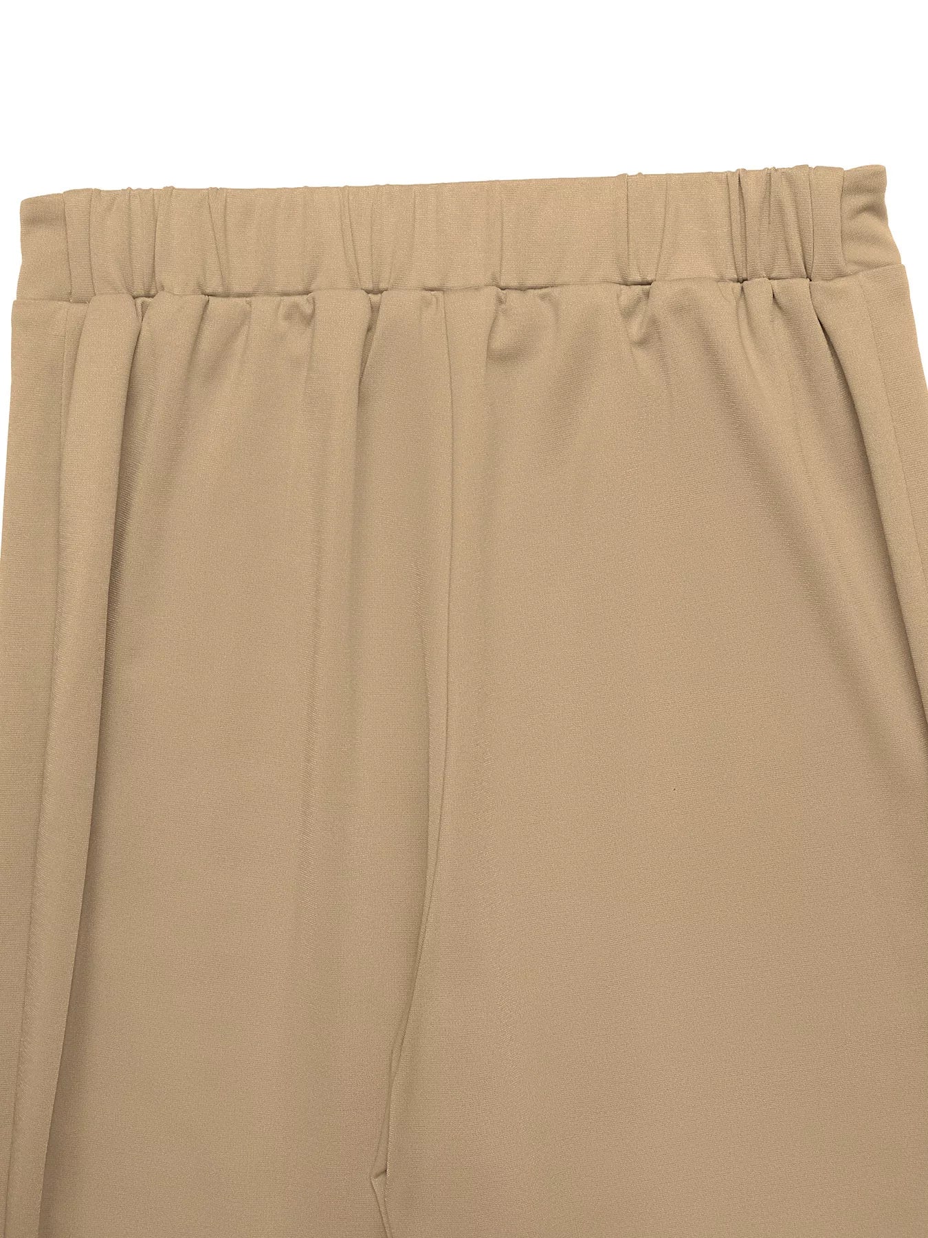 Striped Button-Down Shirt and High-Waisted Flare Pants Set
