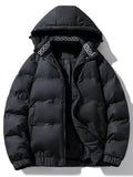 Men's Plus Size Hooded Padded Winter Coat