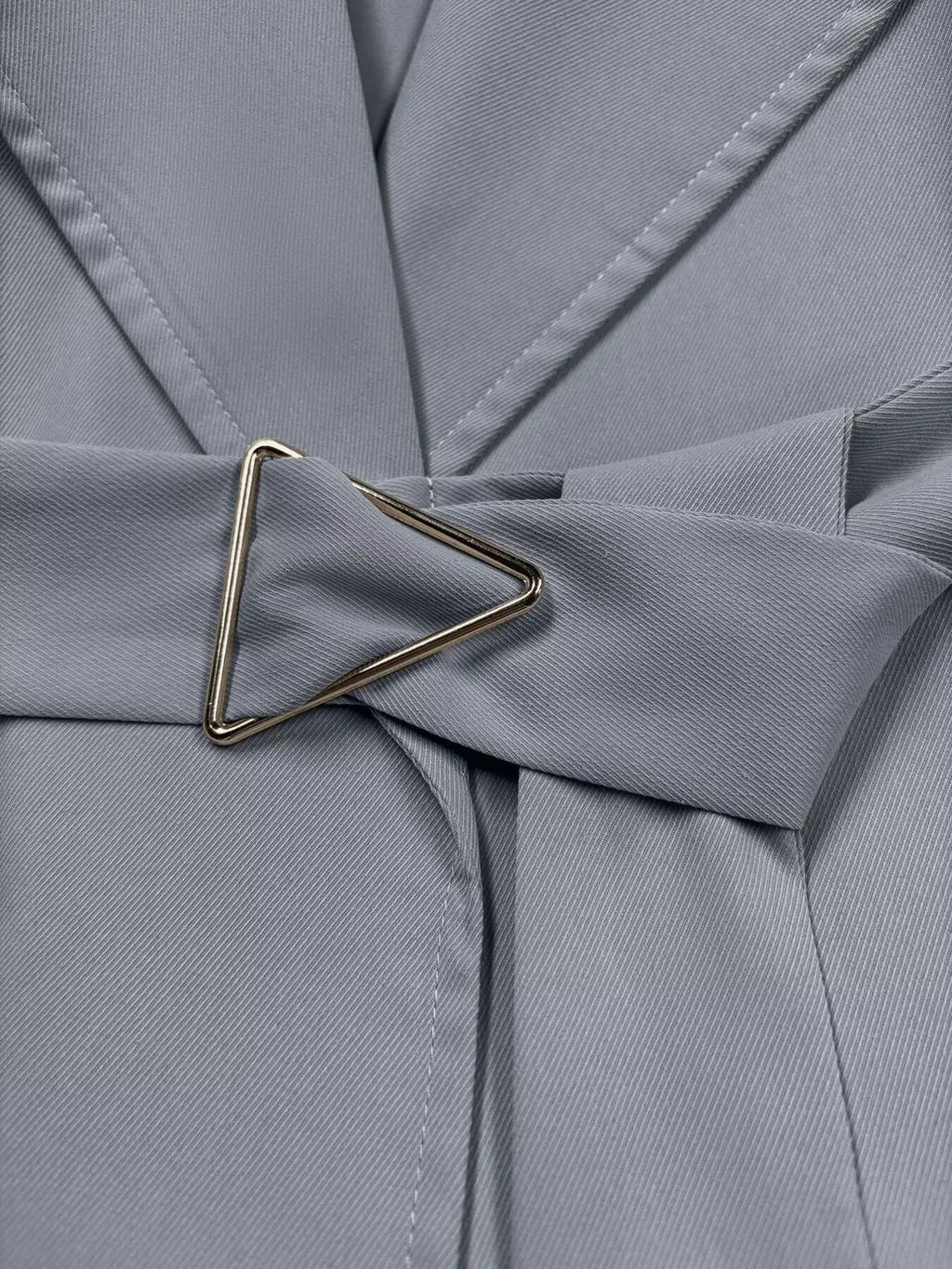Lapel Collar Longline Trench Coat