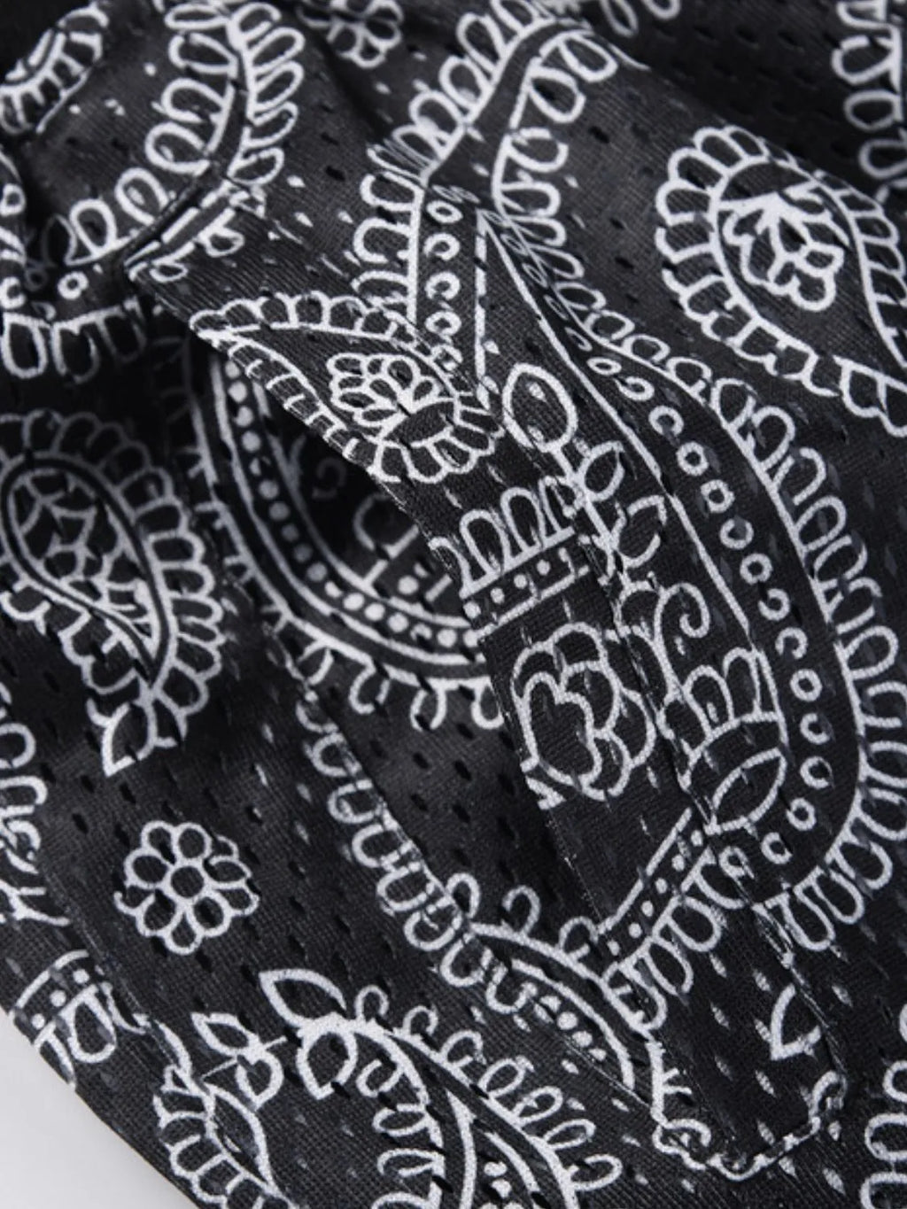 Men's Drawstring Printed Shorts