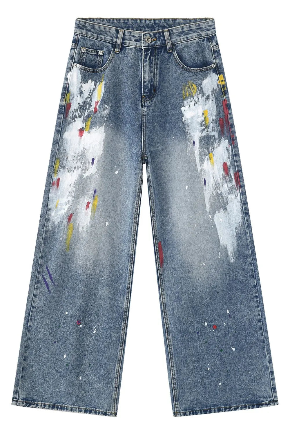 Painting Jeans with Pockets
