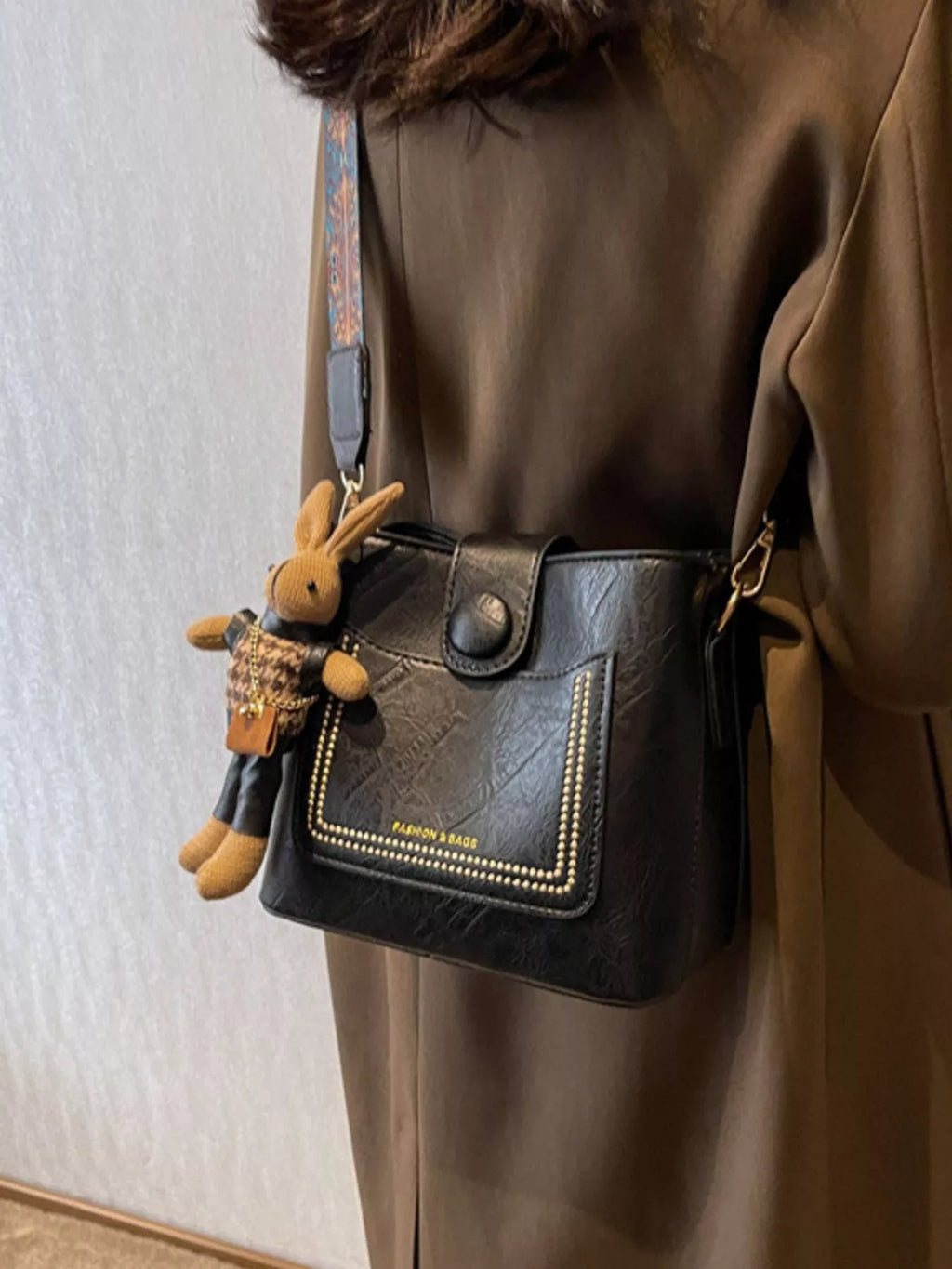 PU Leather Crossbody Bag