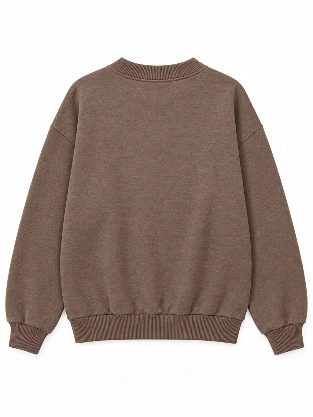 Oversized Mock Neck Long Sleeve Sweatshirt