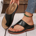 Toe Loop Flat Sandals