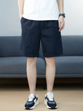 Men's Plus Size Casual Pocketed Shorts