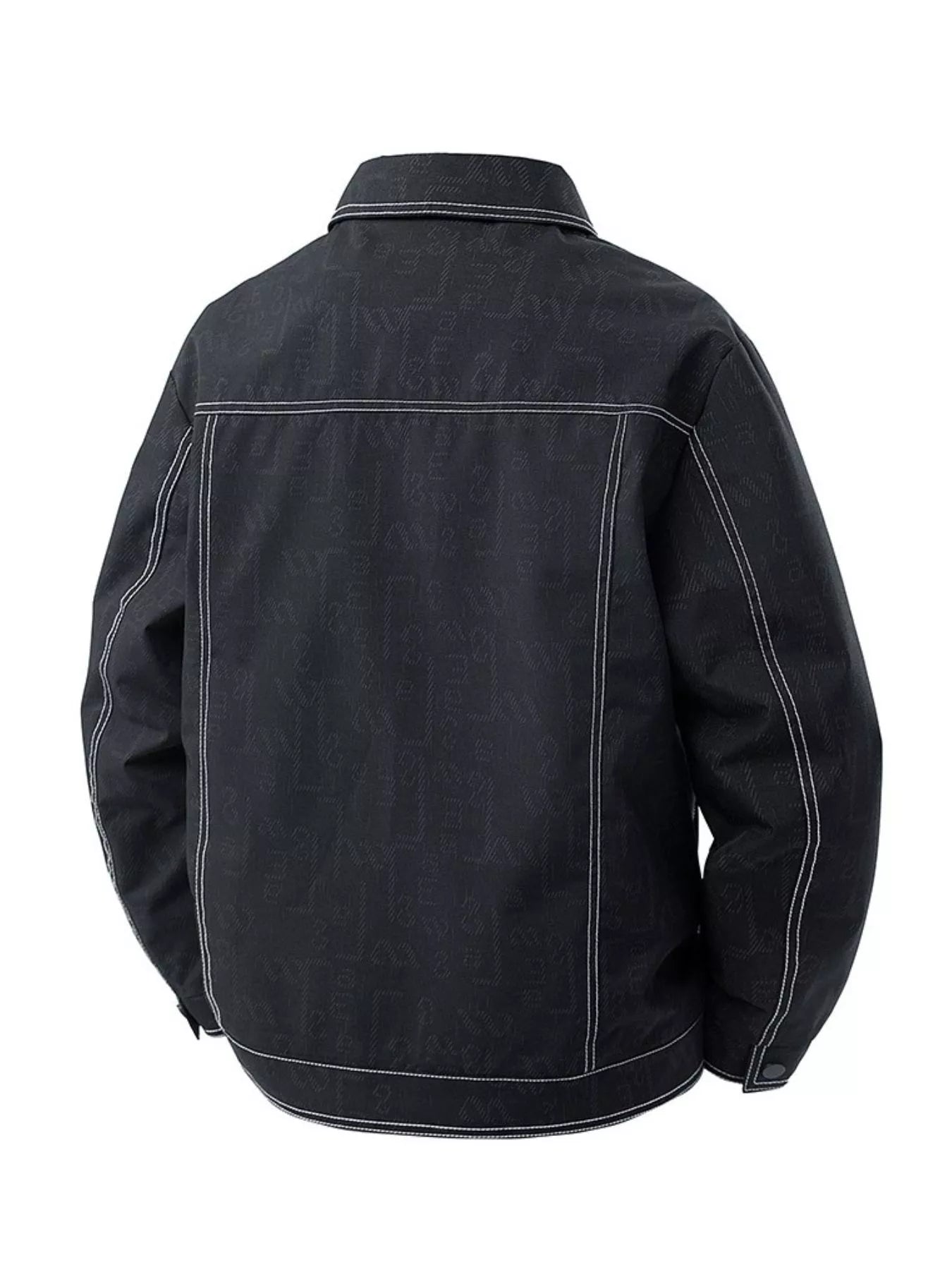 Men's Plus Size Snap Down Casual Denim Jacket