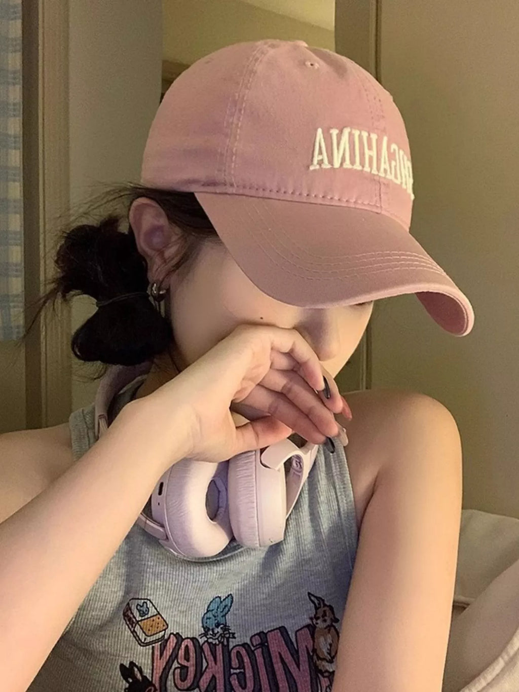 Embroidered Letter Baseball Cap