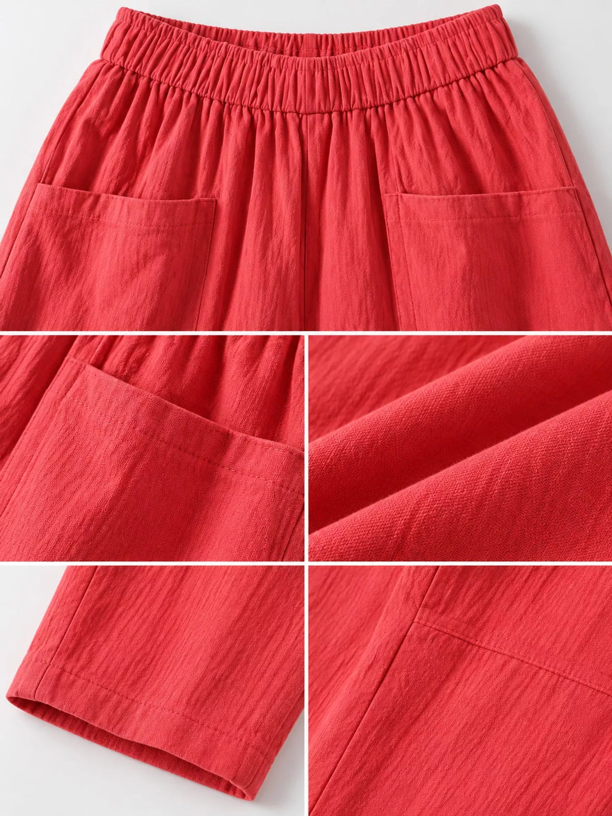 Full Size High-Waisted Elastic Loose Harem Pants Plus Size