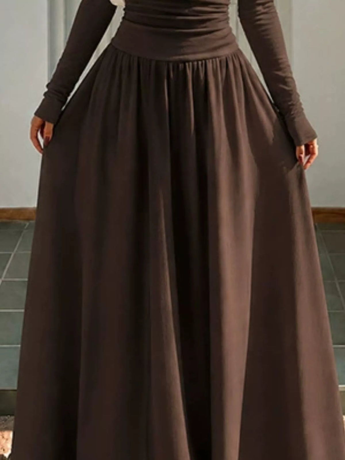 Off-the-Shoulder Maxi Dress