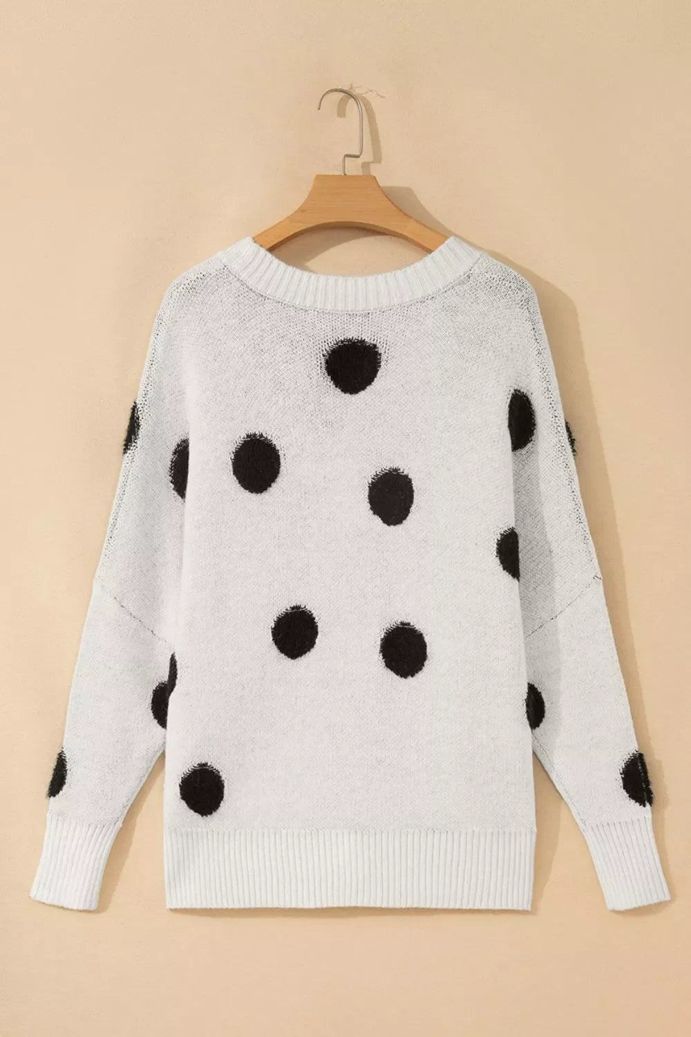 Polka Dot Button Up Cardigan