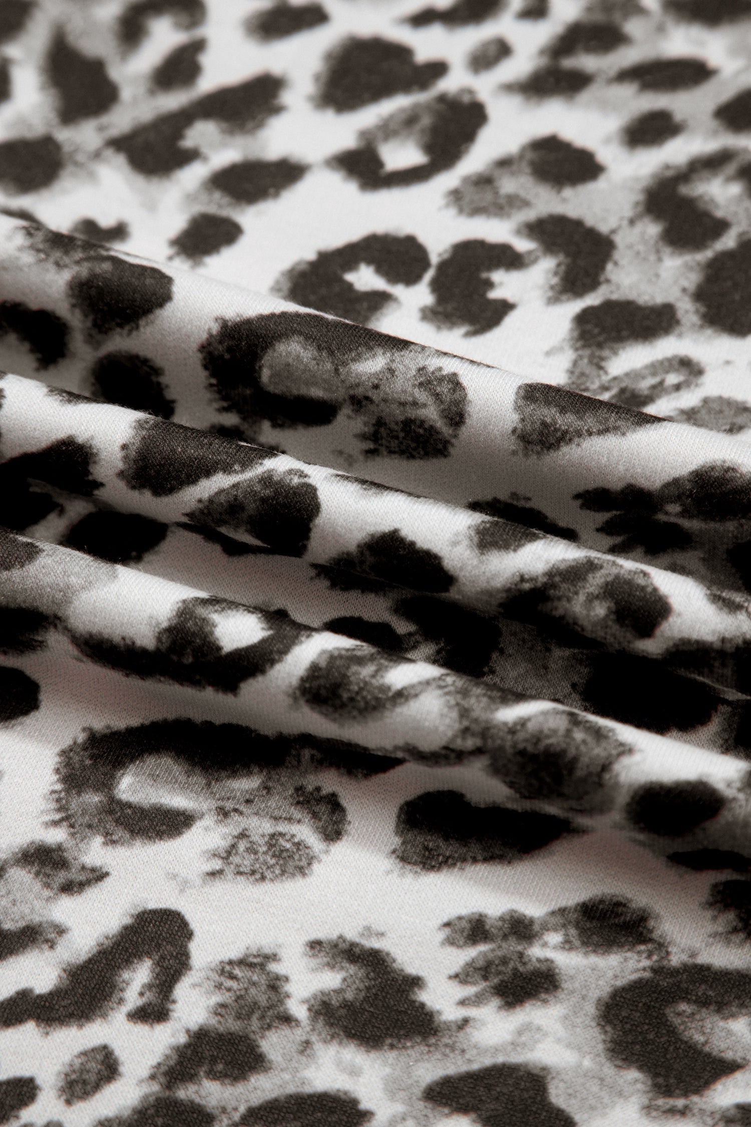 Multicolour Leopard Print Wide Leg Full Length Pants