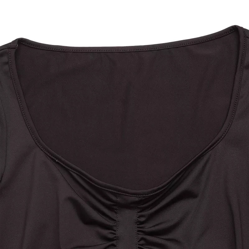 Ruched Long Sleeve Bodysuit