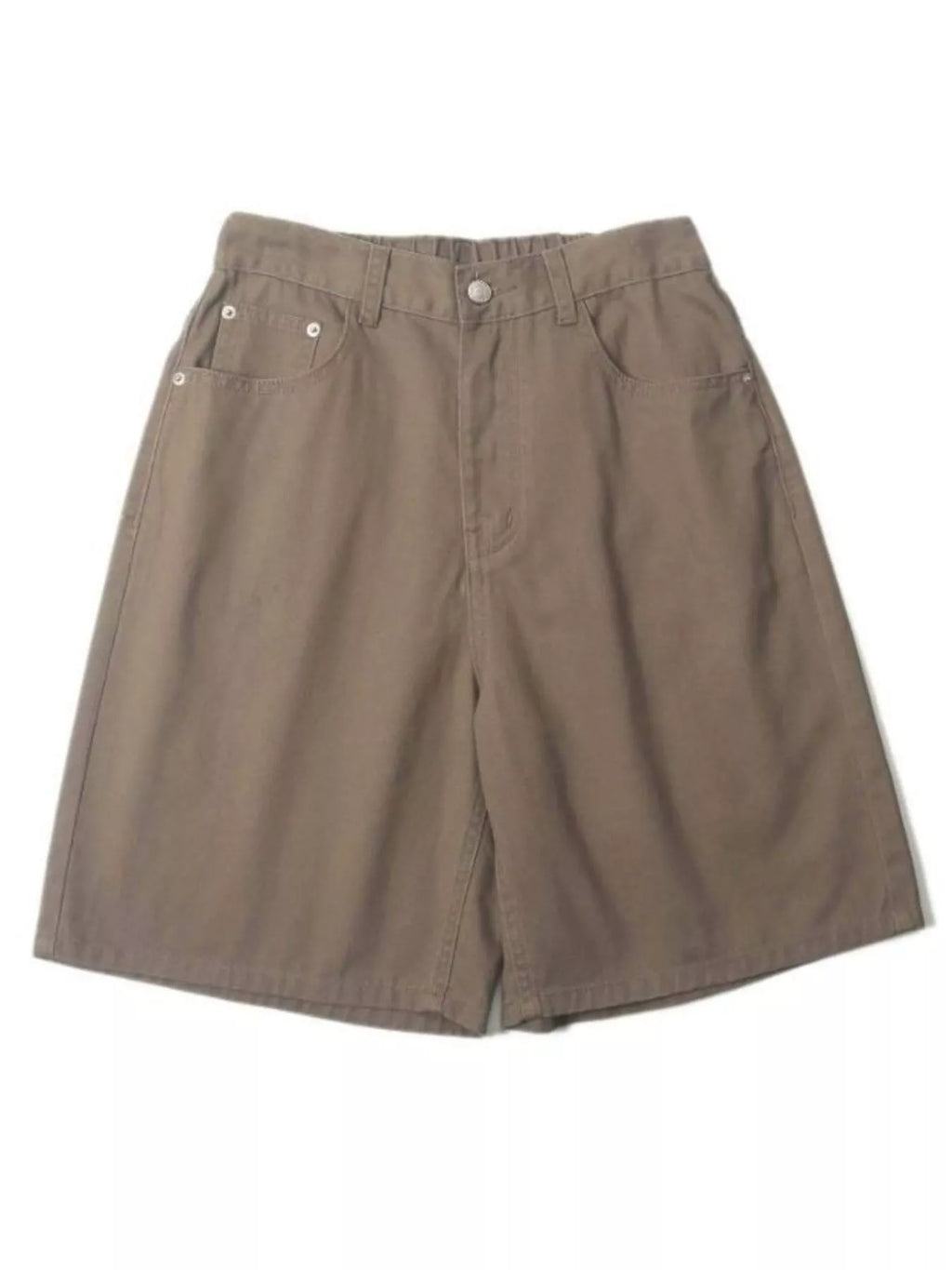 Men's Full Size Back Elastic Waistband Shorts Plus Size