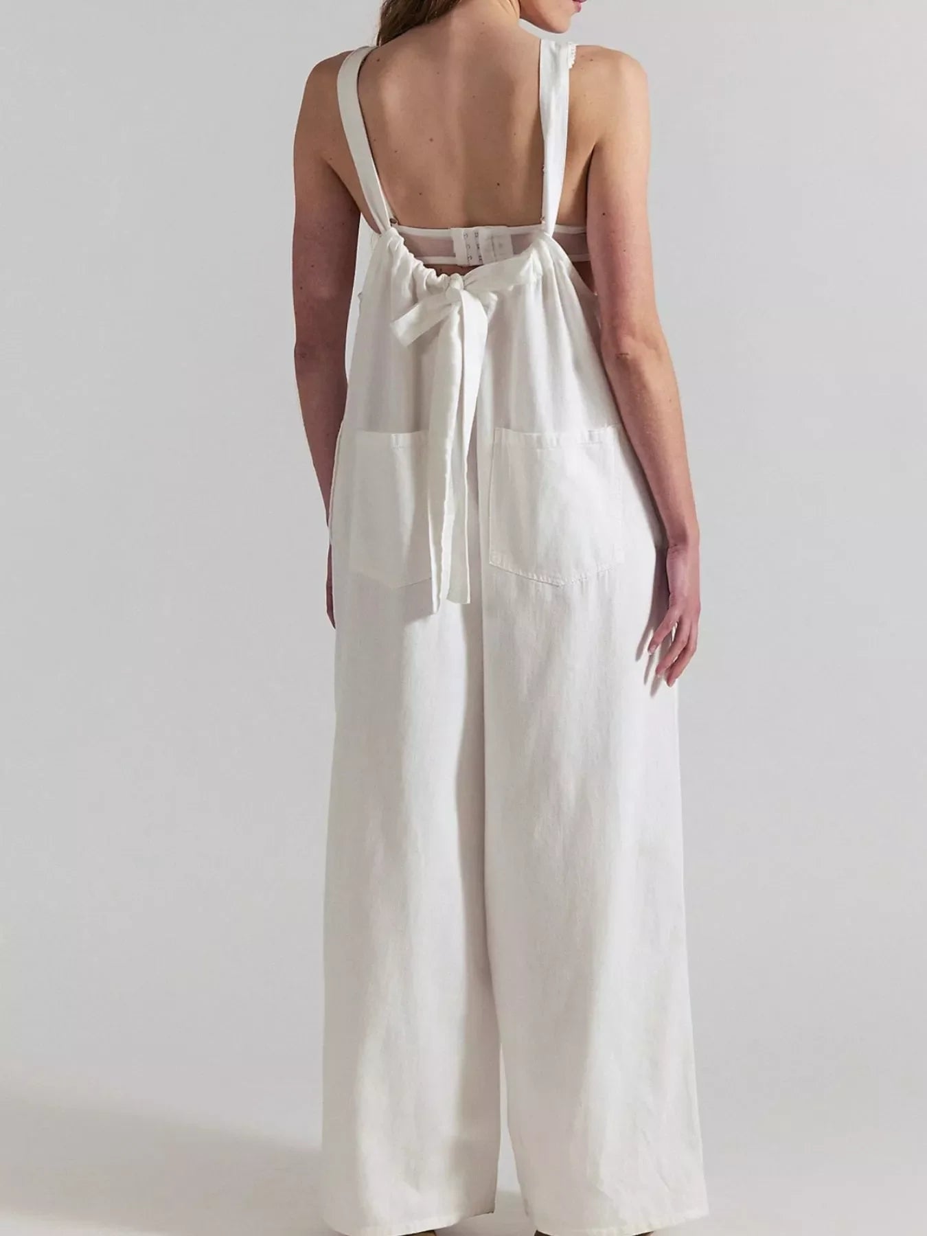 Sleeveless Wide-Leg Jumpsuit