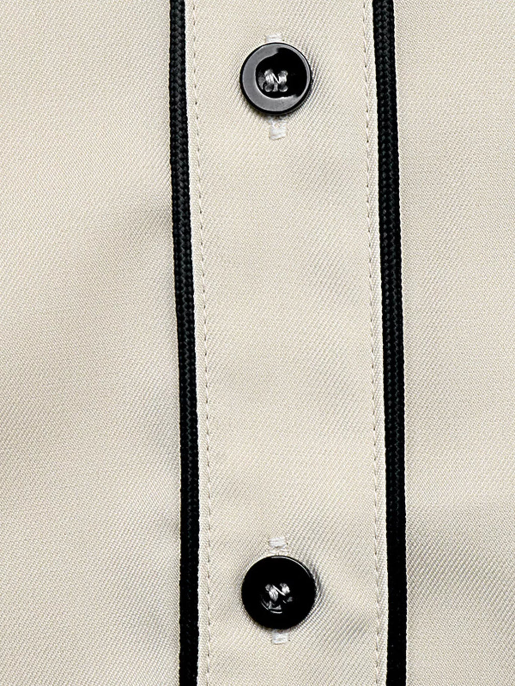 Contrast Trim Long Sleeve Shirt
