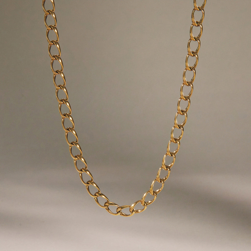 Oval Link Chain Necklace Collection