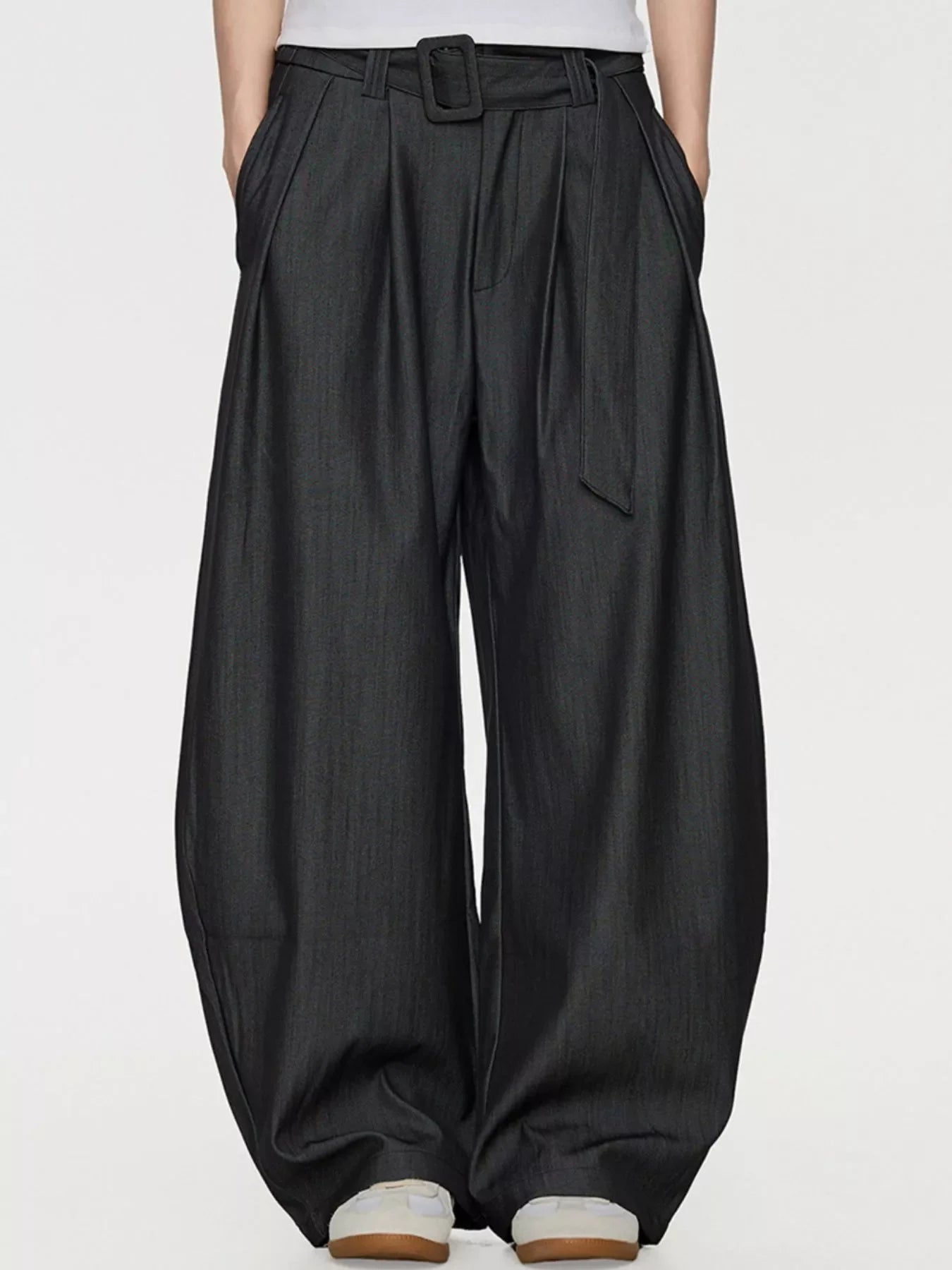 Men's Plus Size Wide-Leg Dress Pants