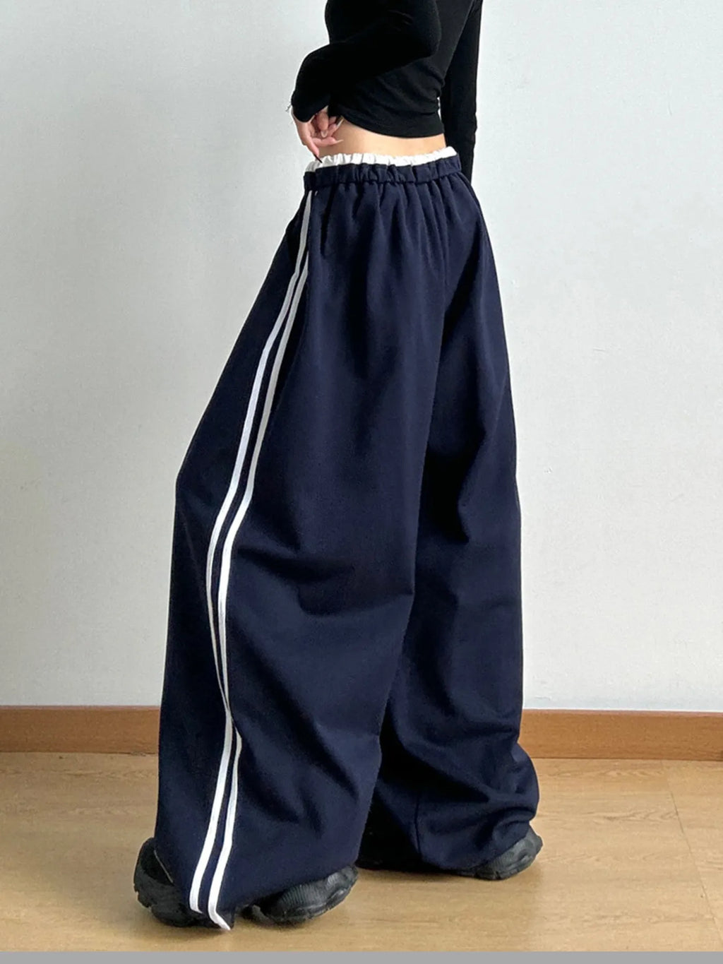 Wide Leg Drawstring Pants