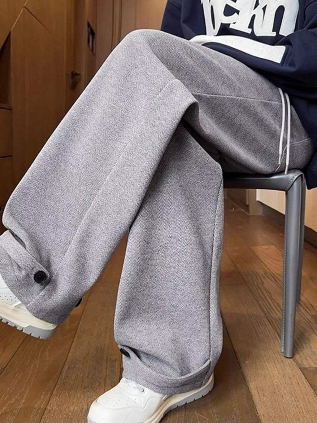 Men's Plus Size Drawstring Relaxed Fit Pants