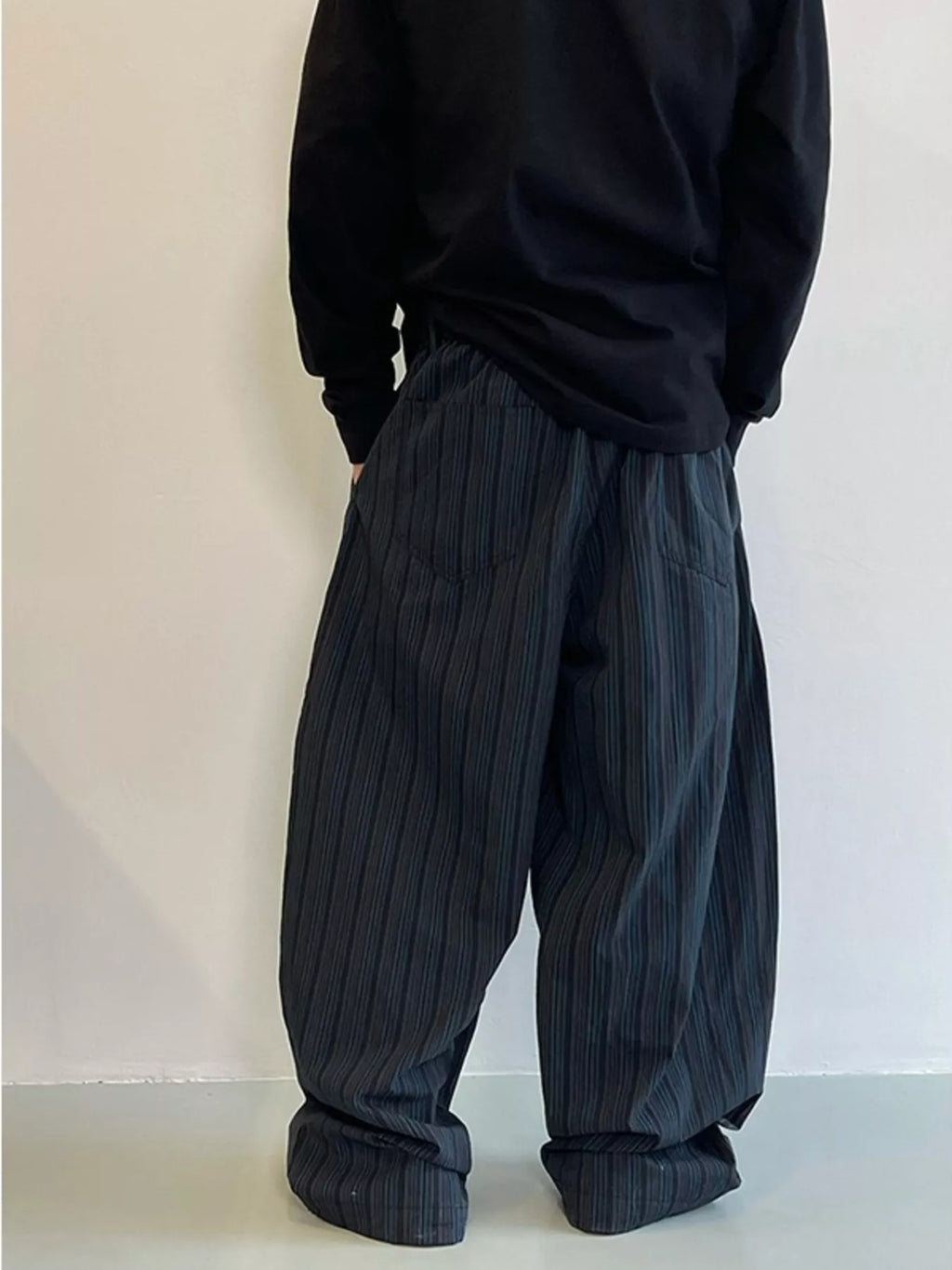 Men's Plus Size Wide Leg Pants