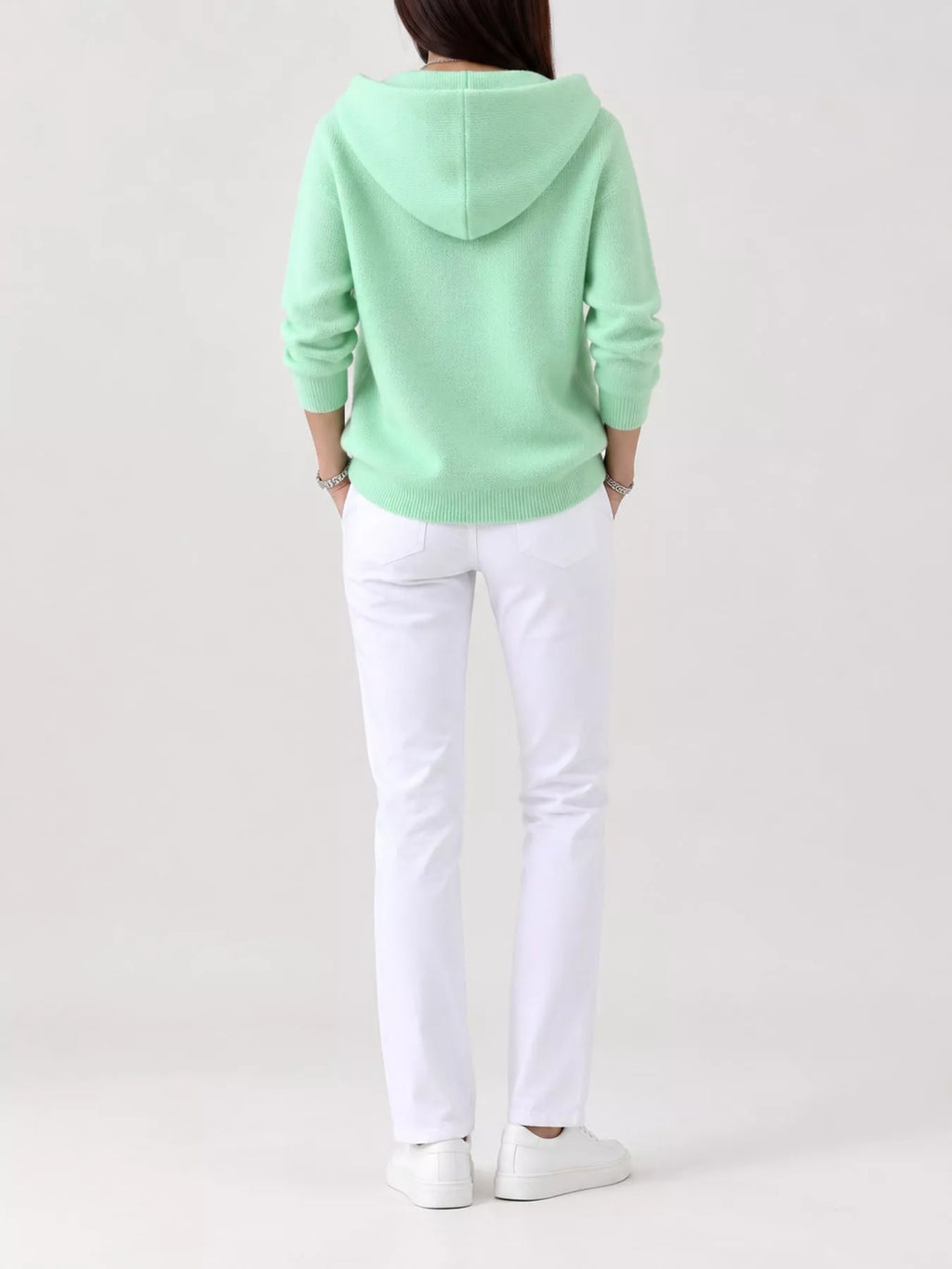 Full Size Hooded Button-Down Knit Cardigan Plus Size