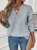 Textured Quarter-Zip Sweatshirt