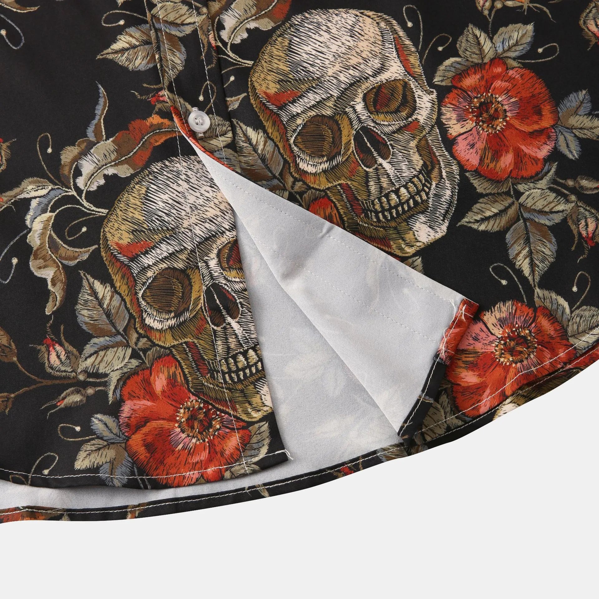 Printed Short Sleeve Casual Shirt