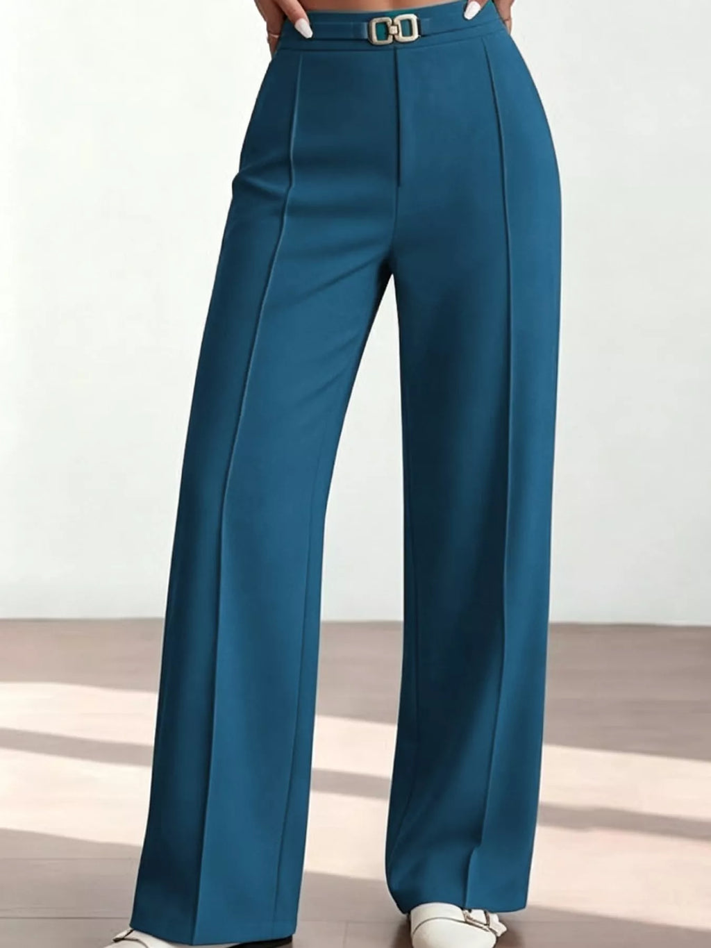 High-Waisted Wide-Leg Pants