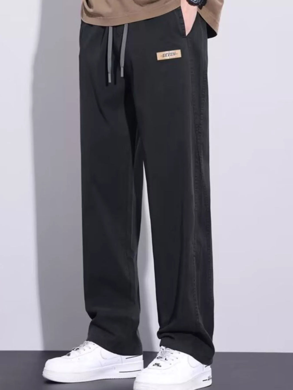 Men's Plus Size Relaxed Fit Drawstring Pants