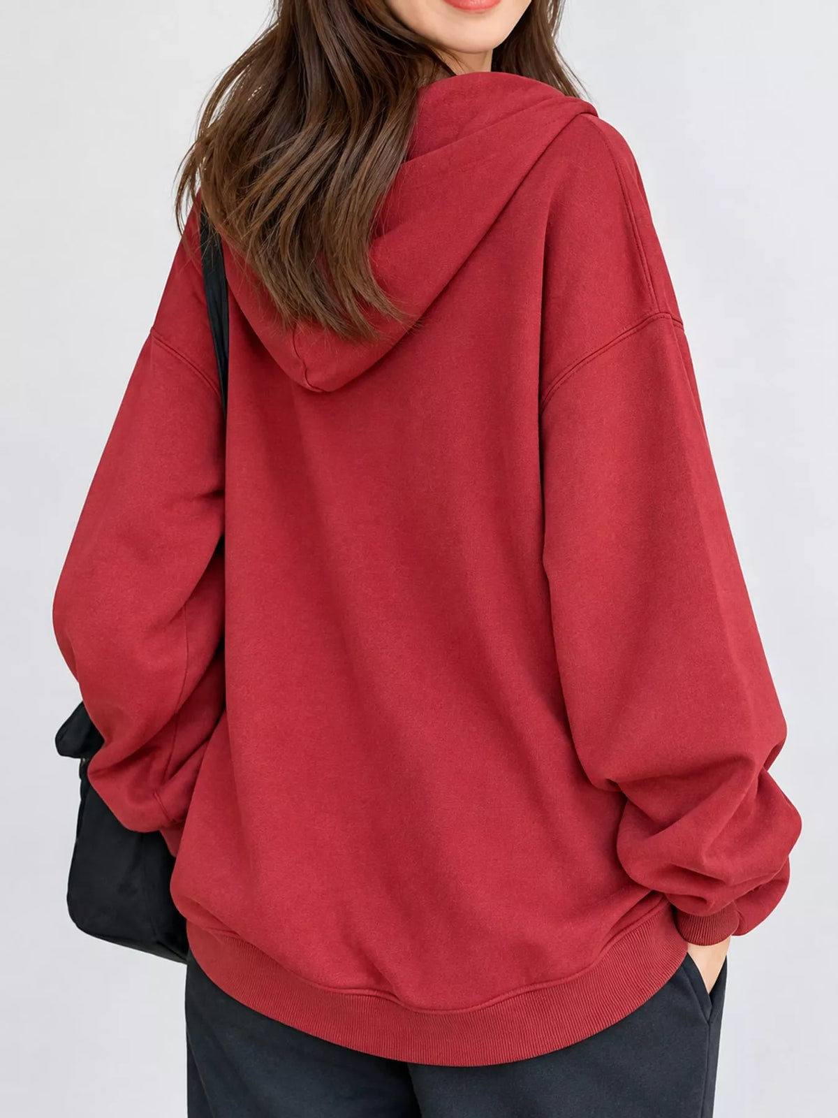 Letter Graphic Long Sleeve Hoodie