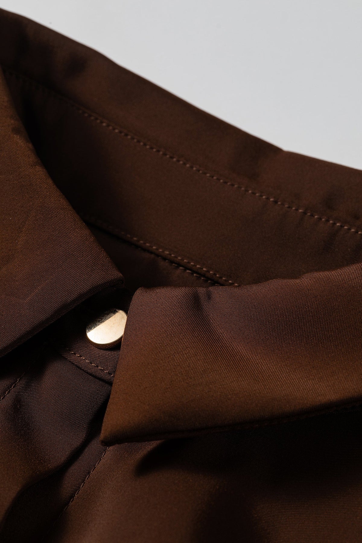 Solid Decorative Button Up Long Sleeve Shirt