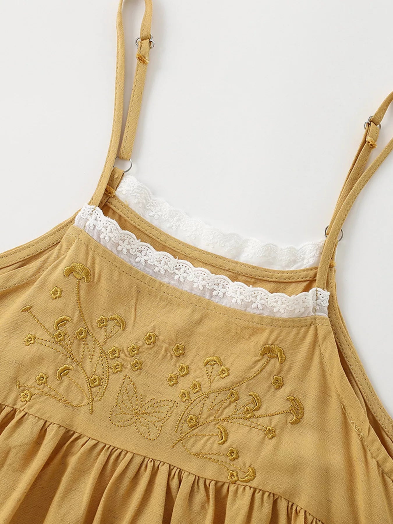 Children's Lace Detail Embroidered Dress
