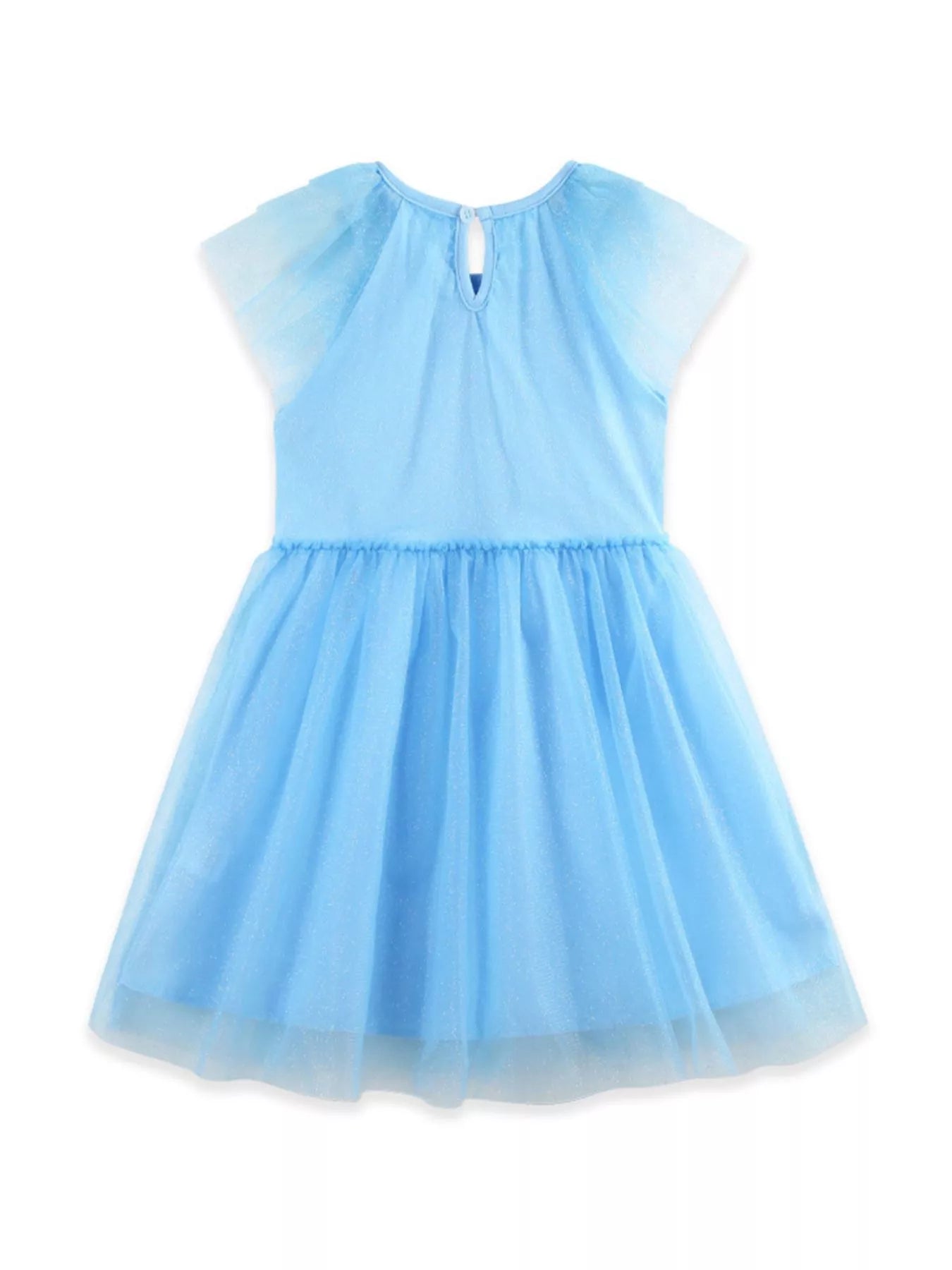 Children's Swan Embroidered Tulle Dress