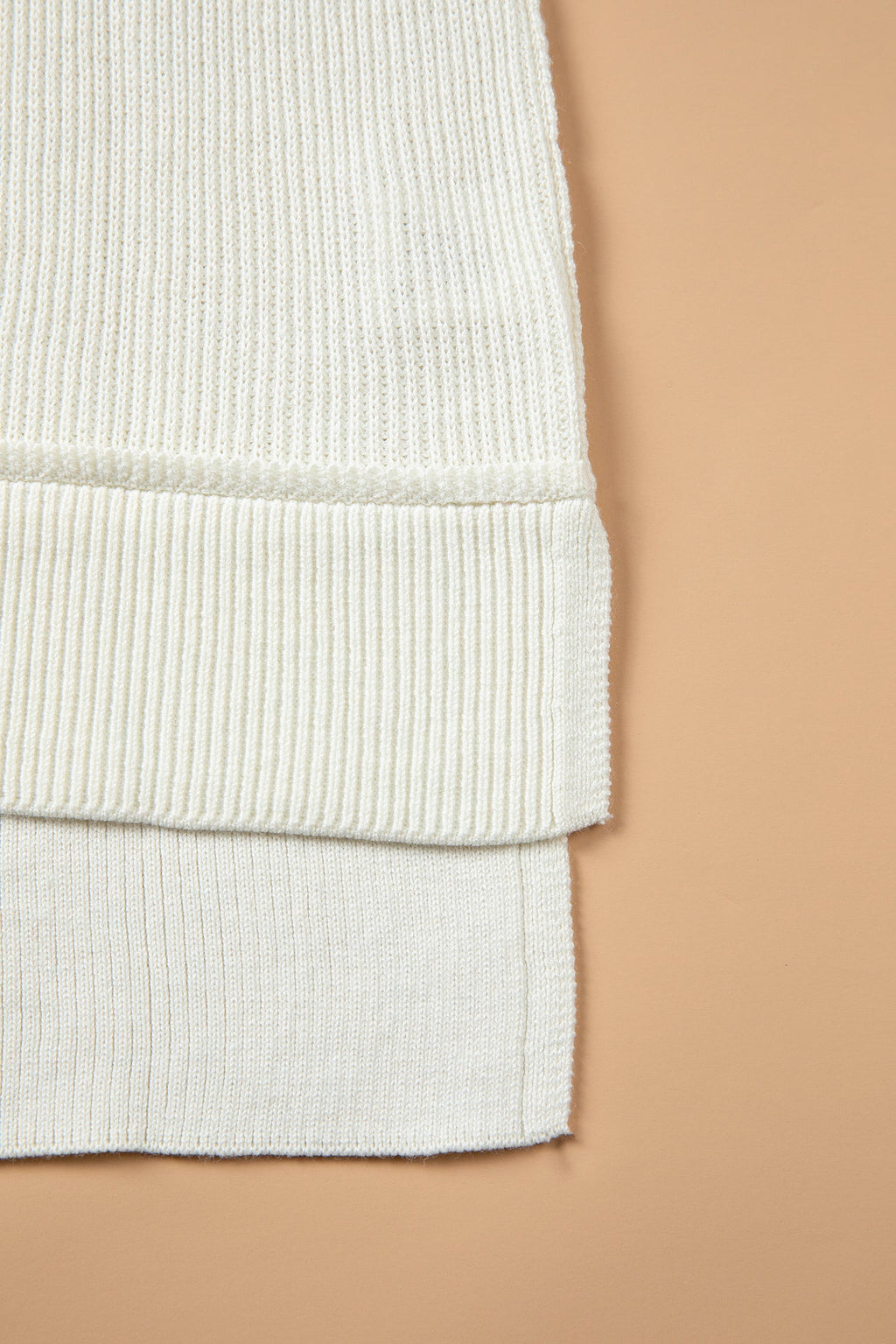 Beige Drop Shoulder Game Day Letter Print Pullover Sweater