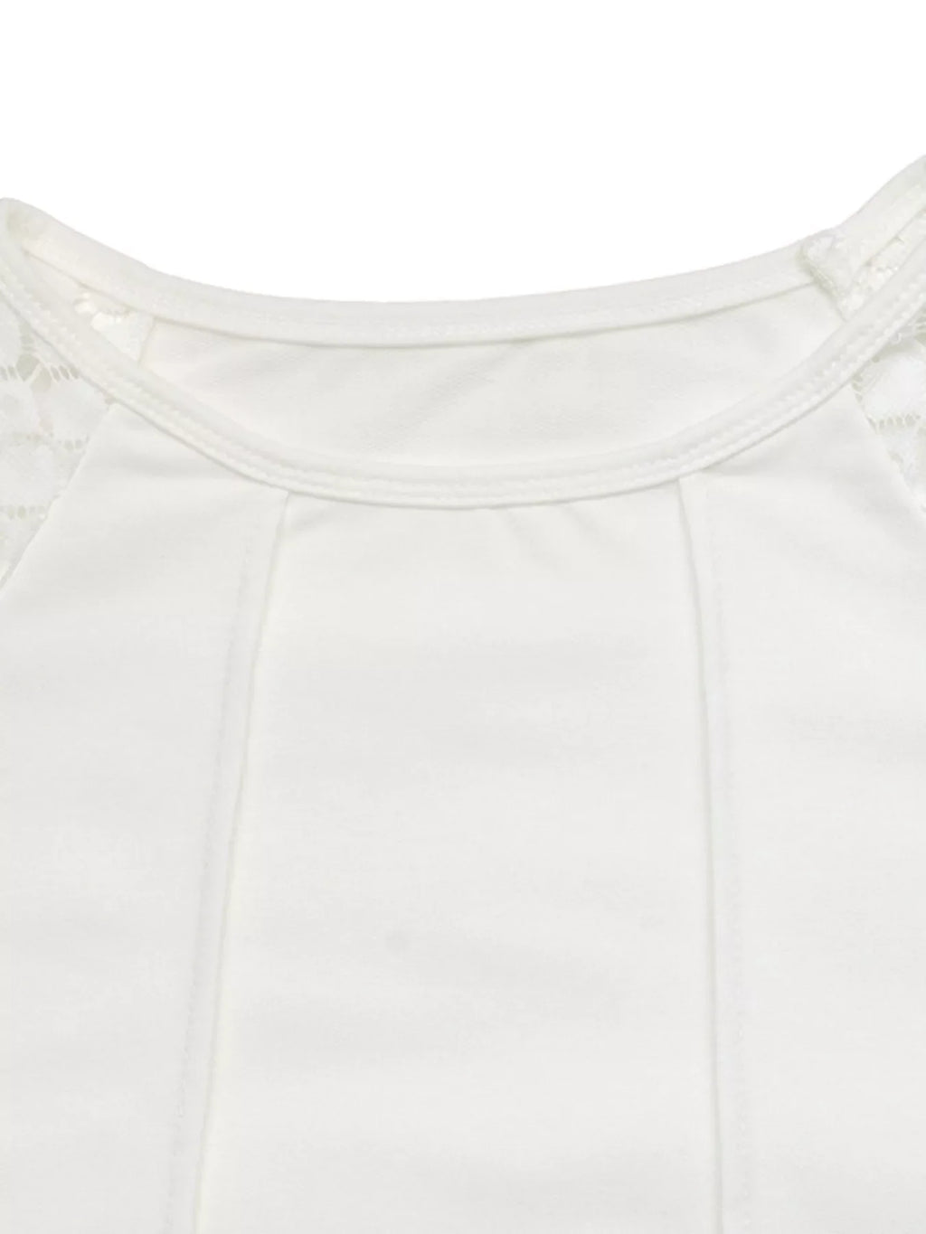Lace Raglan Sleeve Sweatshirt
