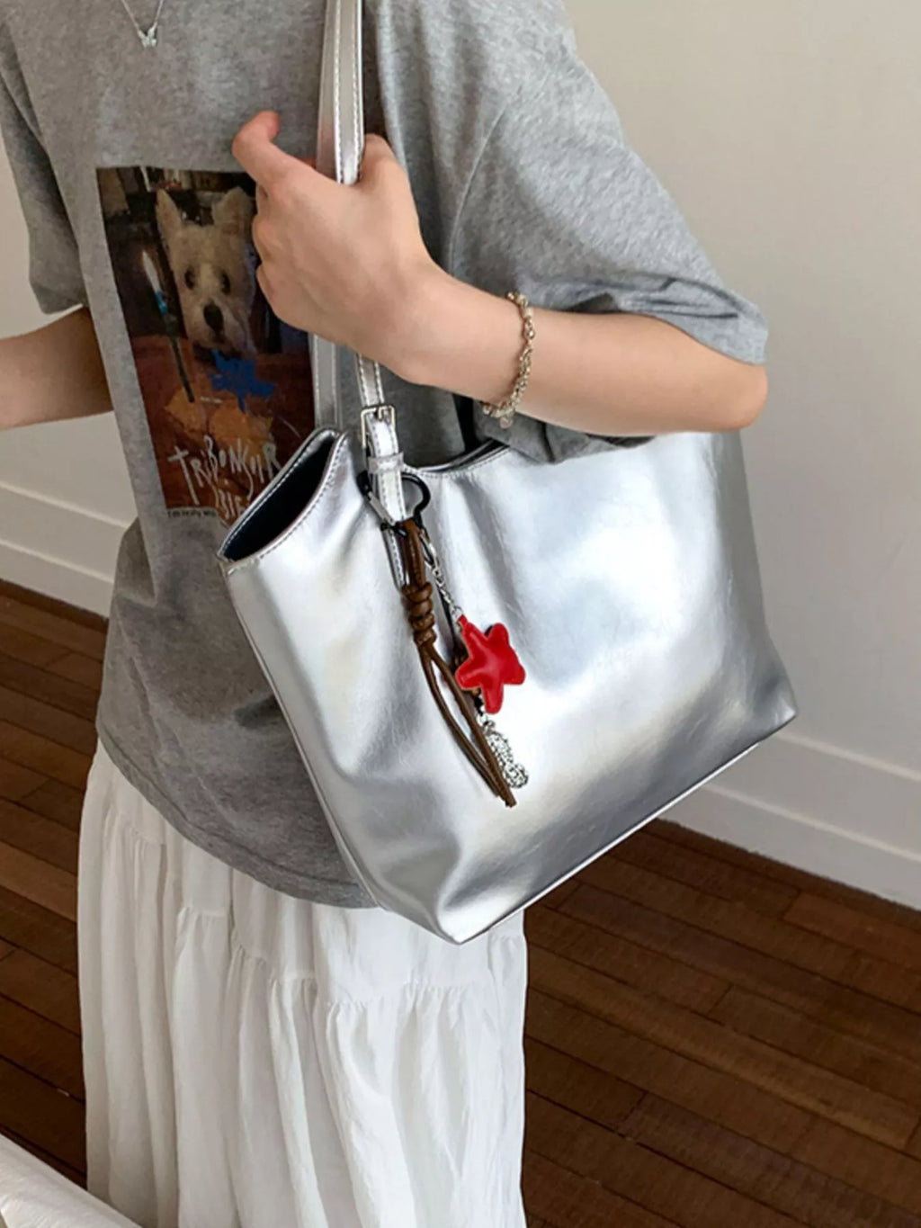 PU Leather Shoulder Bag