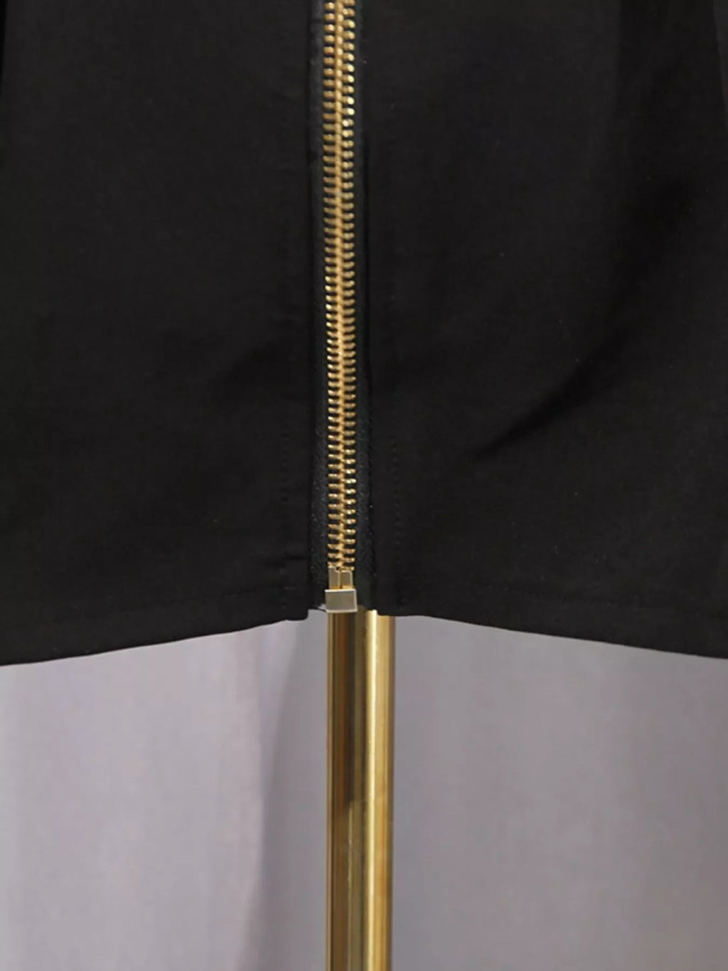 Zip Up Sleeveless Mini Dress