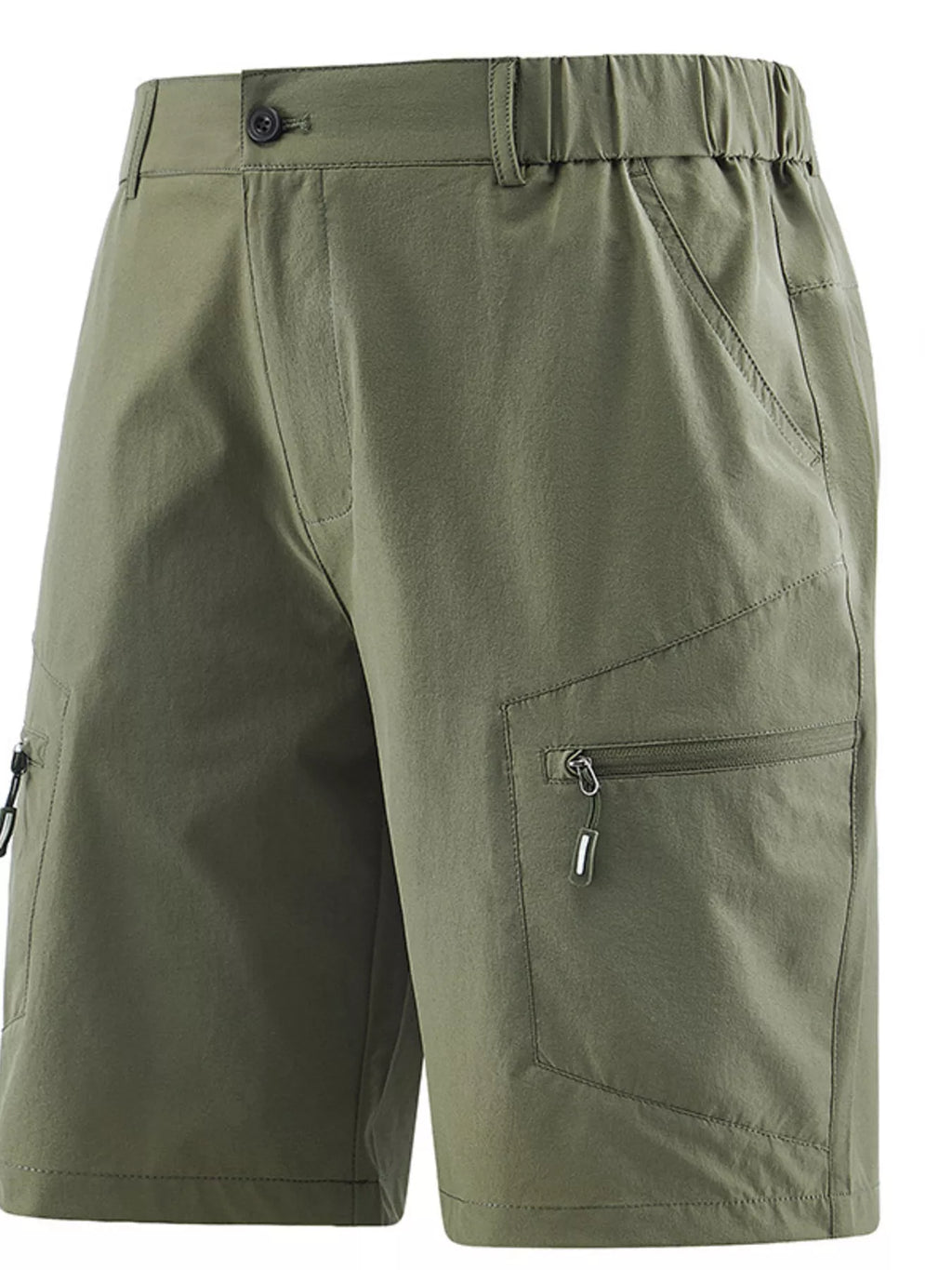 Men's Plus Size Zipper Pocket Outdoor Shorts