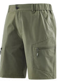Men's Plus Size Zipper Pocket Outdoor Shorts