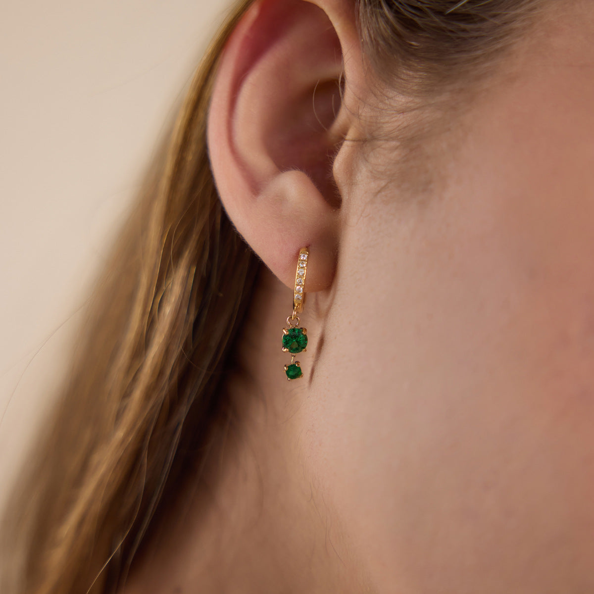 Color Zircon Drop Earrings Collection