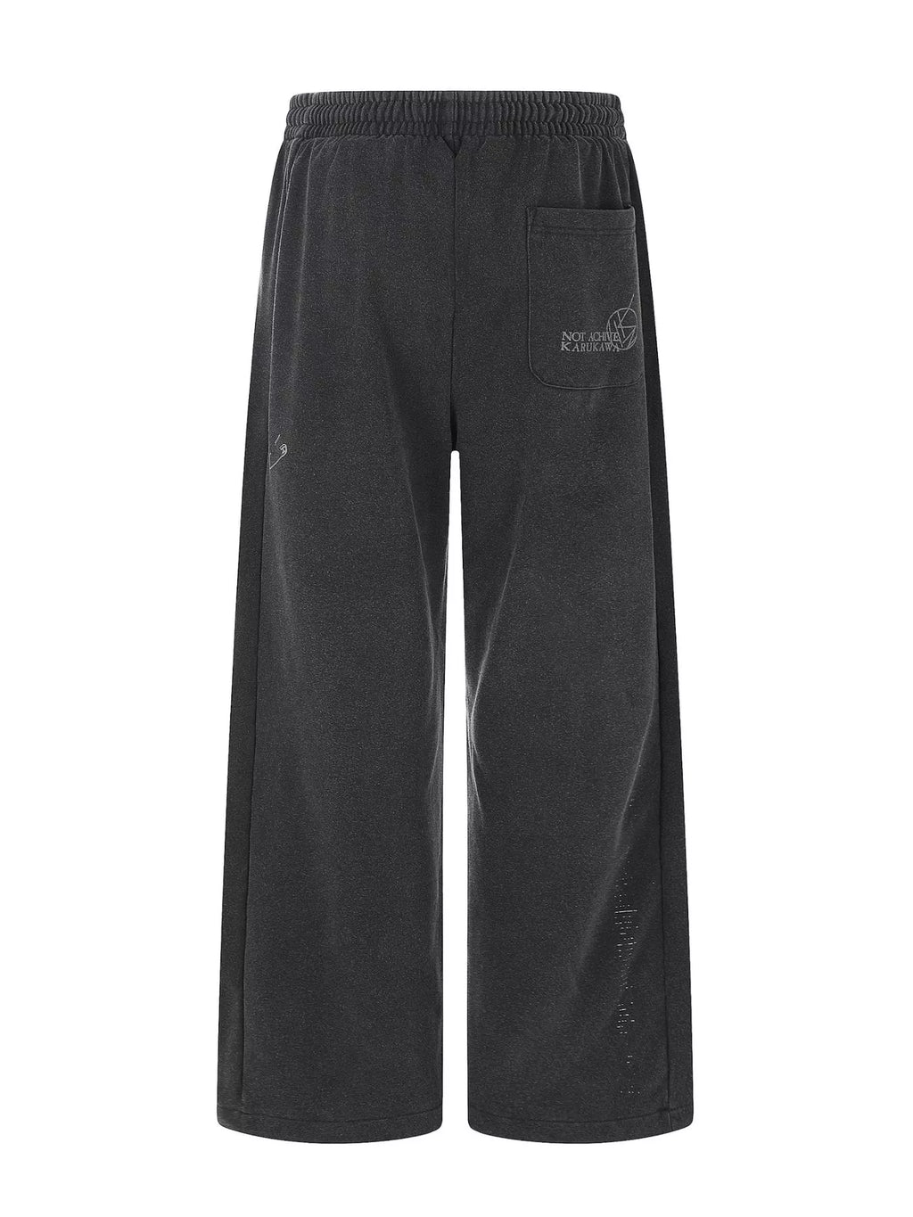 Men's Drawstring Wide-Leg Sweatpants