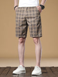 Men's Plaid Casual Shorts
