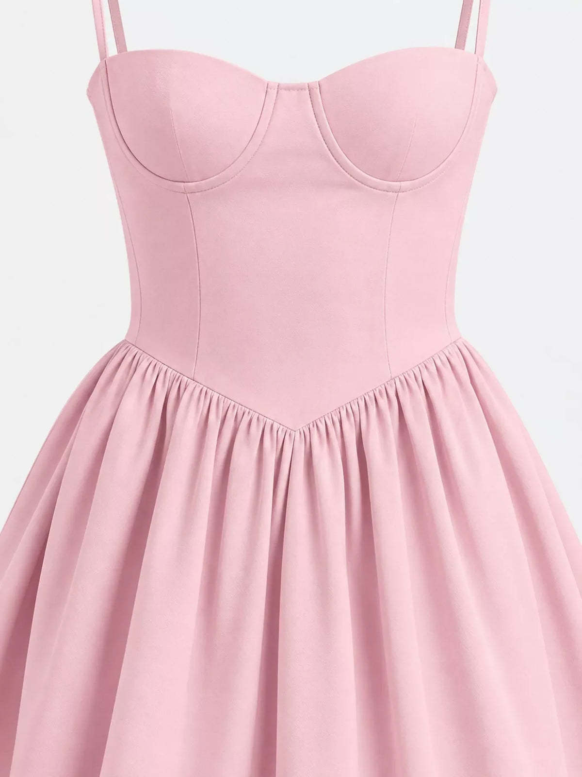 Sweetheart Neck Midi Cami Dress