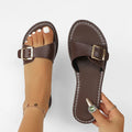 Open Toe Buckle Sandals