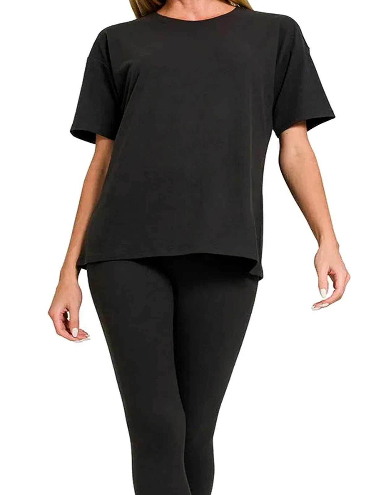 Brushed Microfiber Loungewear Set – Plus Size Friendly