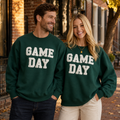 Green Game Day Terry-Embroidered Sweatshirt