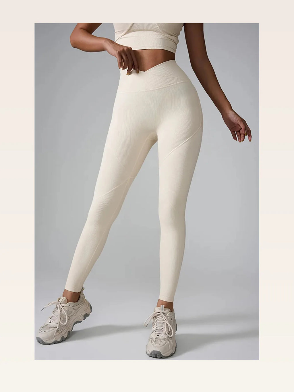 High Waist Active Leggings with Four-Way Stretch