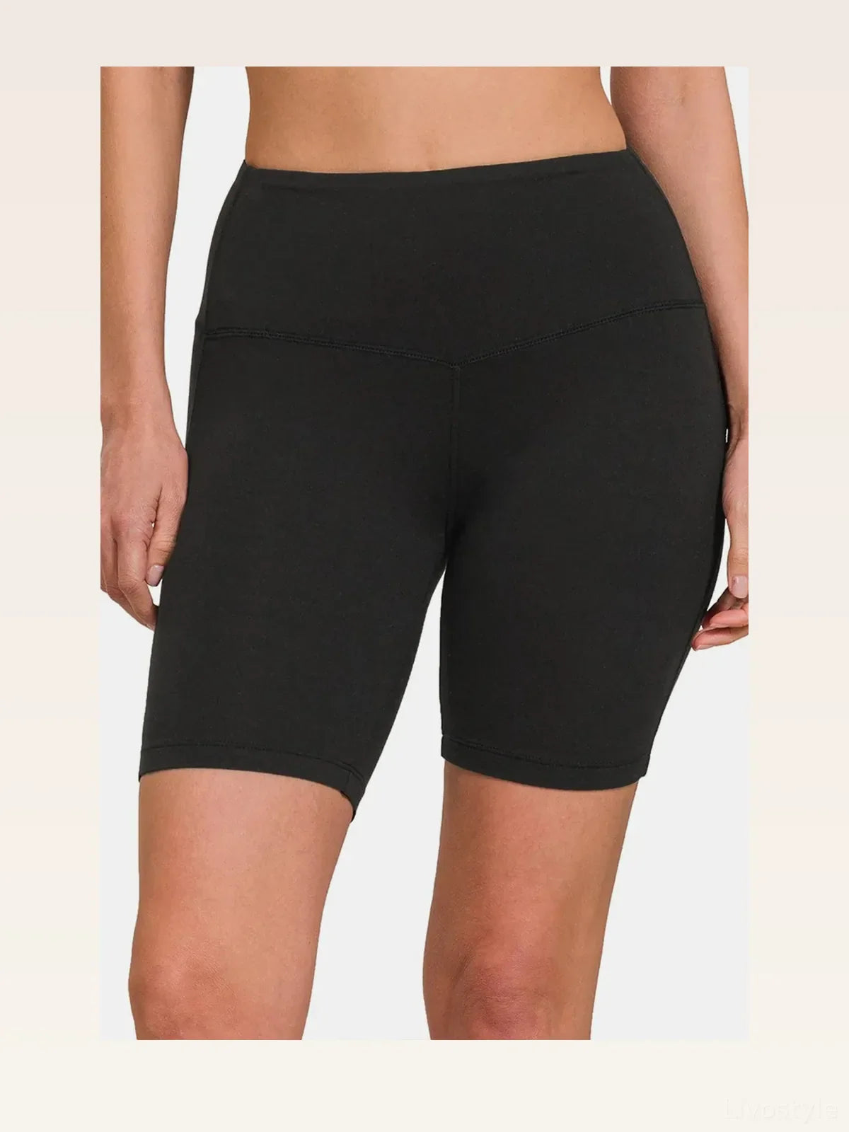 High Waist Moisture-Wicking Active Shorts