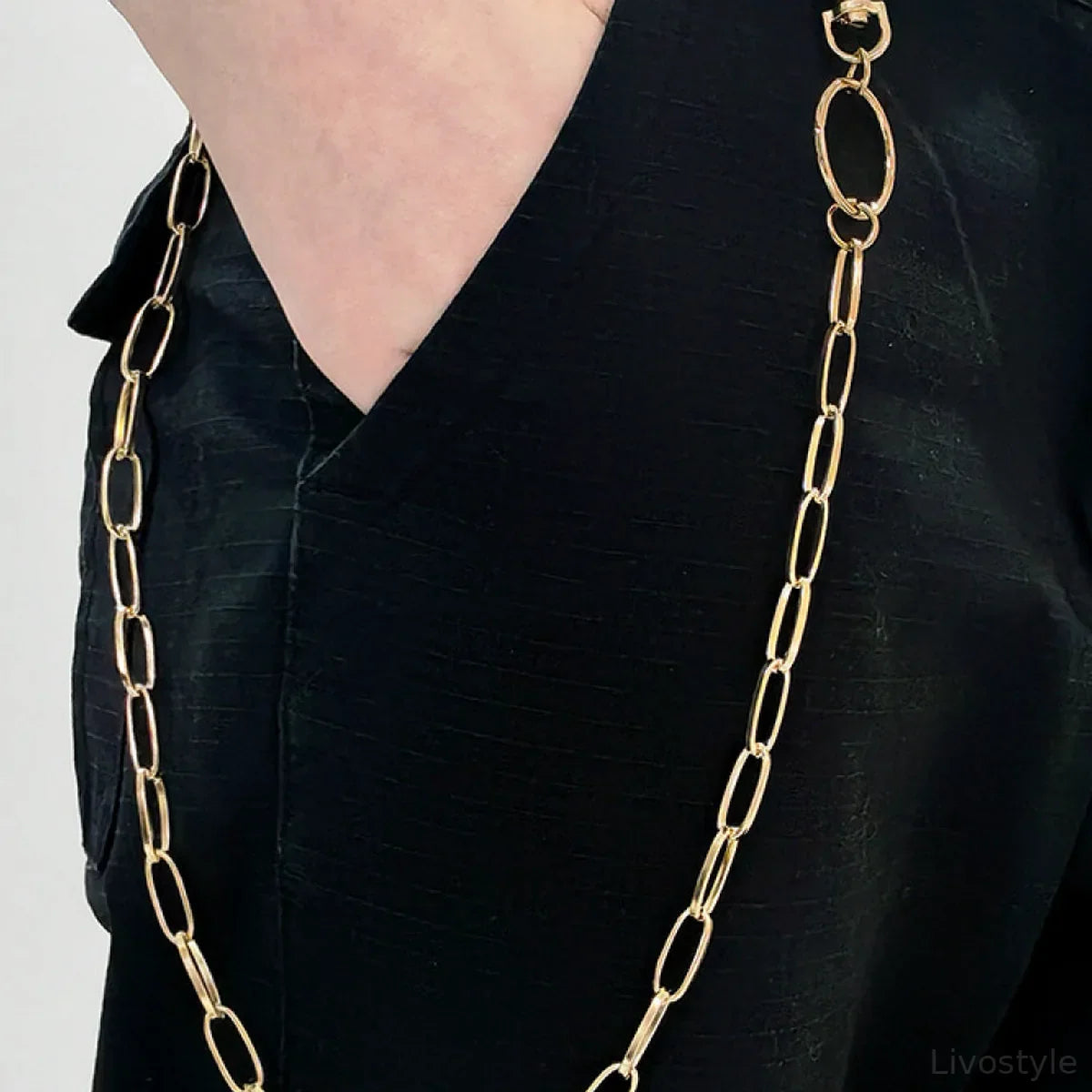 Gold Iron Chain Belt