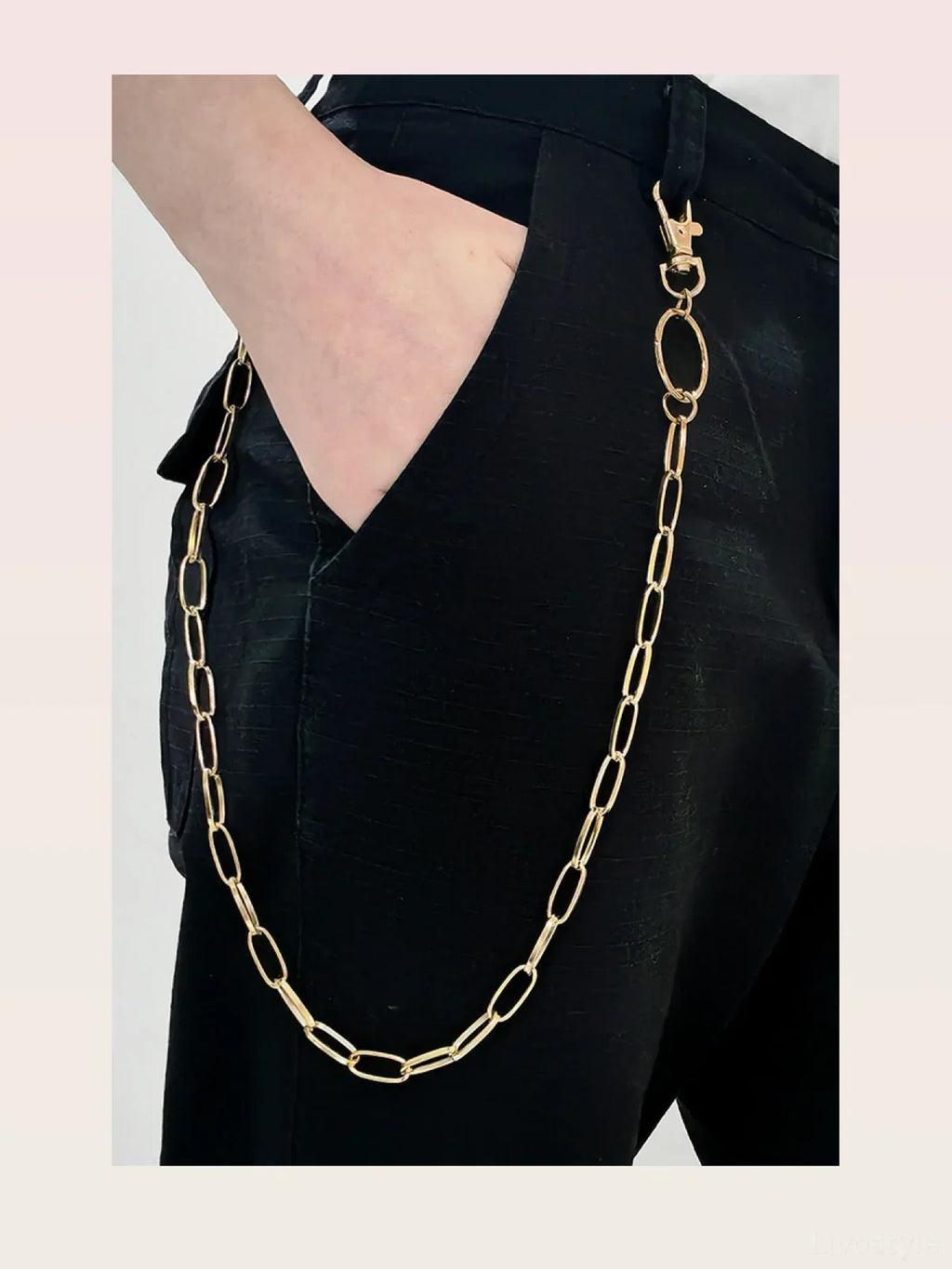 Gold Iron Chain Belt